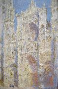 Rouen Cathedral, West Facade, Sunlight Claude Monet